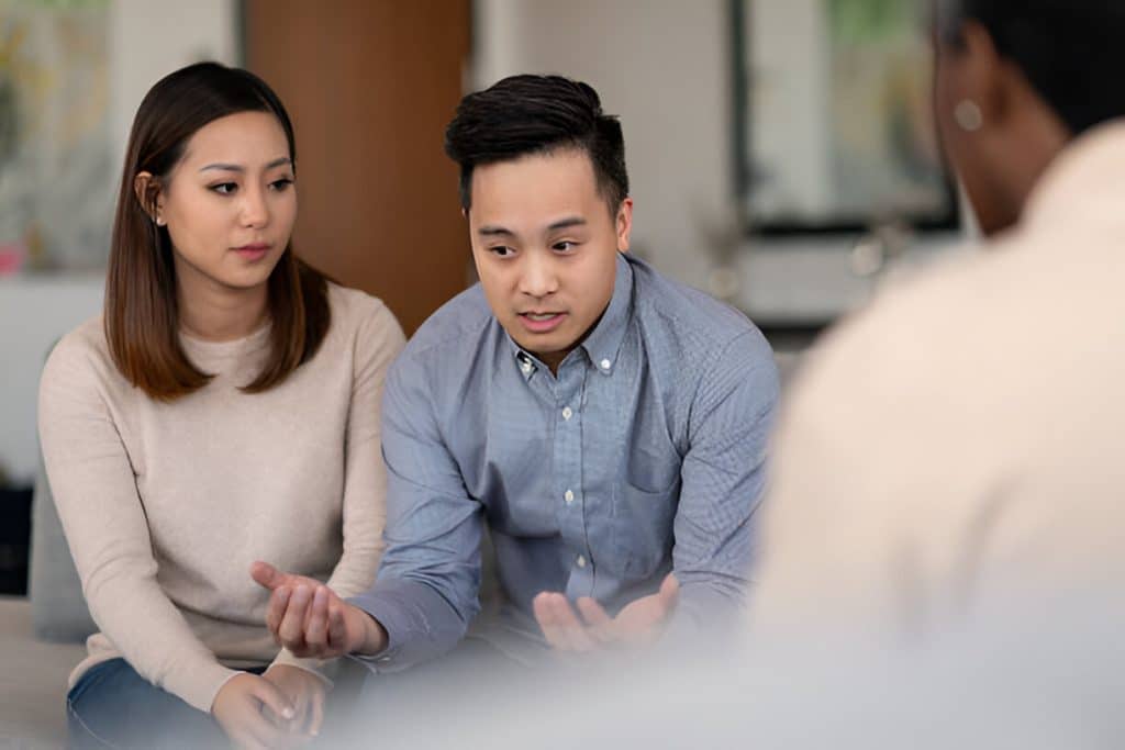a person who is afraid to leave a bad relationship is seeking counselling
