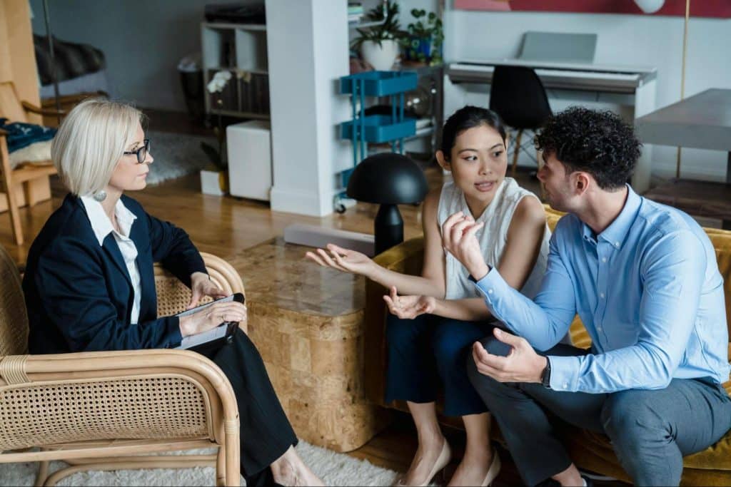couple in therapy for trust issues